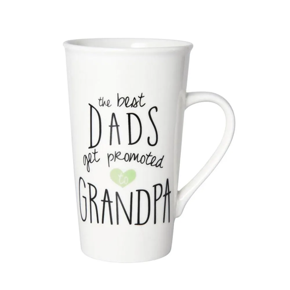 Pfaltzgraff® Sentiment Mugs The Best Dads Get Promoted To Grandpa Latte Mug- Coffee Mugs