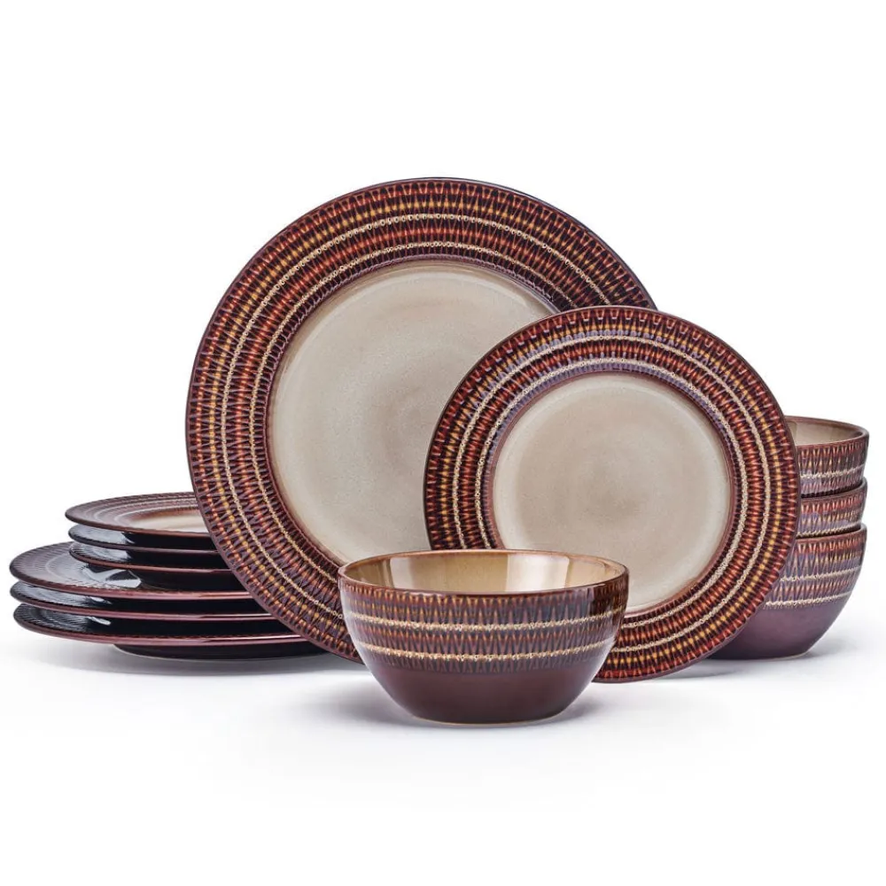 Pfaltzgraff® Skylar 12 Piece Dinnerware Set, Service for 4- Dinnerware Service For 4