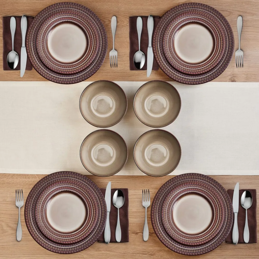Pfaltzgraff® Skylar 12 Piece Dinnerware Set, Service for 4- Dinnerware Service For 4