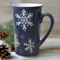 Pfaltzgraff® Snow Flurry Latte Mug- Coffee Mugs