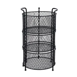 Gourmet Basics® Soto Countertop 3 Tier Storage Organizer, 14 Inch- Fruit And Storage Baskets