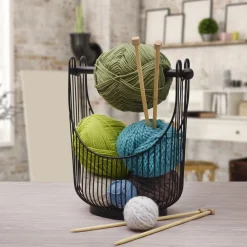 Gourmet Basics® Spindle Countertop Storage Organizer- Fruit And Storage Baskets