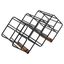 Gourmet Basics® Stackable 12 Bottle Wine Rack- Fruit And Storage Baskets