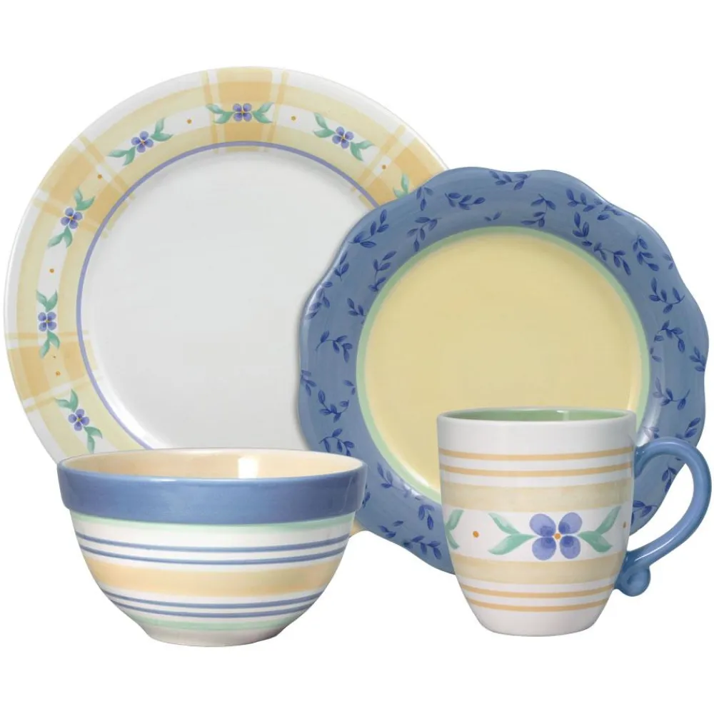 Pfaltzgraff® Summer Breeze Dinnerware Set- Dinnerware Service For 8|Dinnerware Service For 4