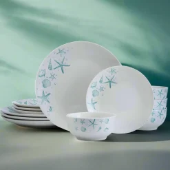 Studio Nova Tahiti 12 Piece Dinnerware Set, Service for 4- Dinnerware Service For 4
