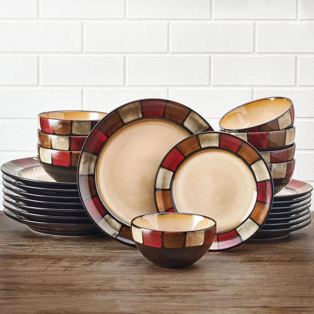 Pfaltzgraff® Taos 24 Piece Dinnerware Set, Service for 8- Dinnerware Service For 8