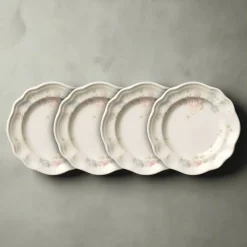 Pfaltzgraff® Tea Rose Set of 4 Dessert Plates- Appetizer Plates