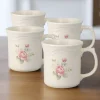 Pfaltzgraff® Tea Rose Set of 4 Mugs- Coffee Mugs