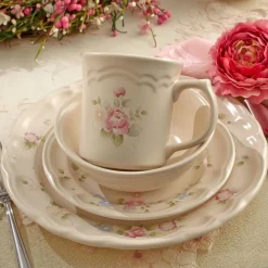 Pfaltzgraff® Tea Rose Set of 4 Mugs- Coffee Mugs