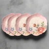 Pfaltzgraff® Tea Rose Set of 4 Outdoor Melamine Salad Plates- Salad Plates