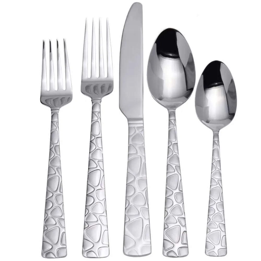 Gourmet Basics® Tilly 20 Piece Flatware Set, Service for 4- Sets
