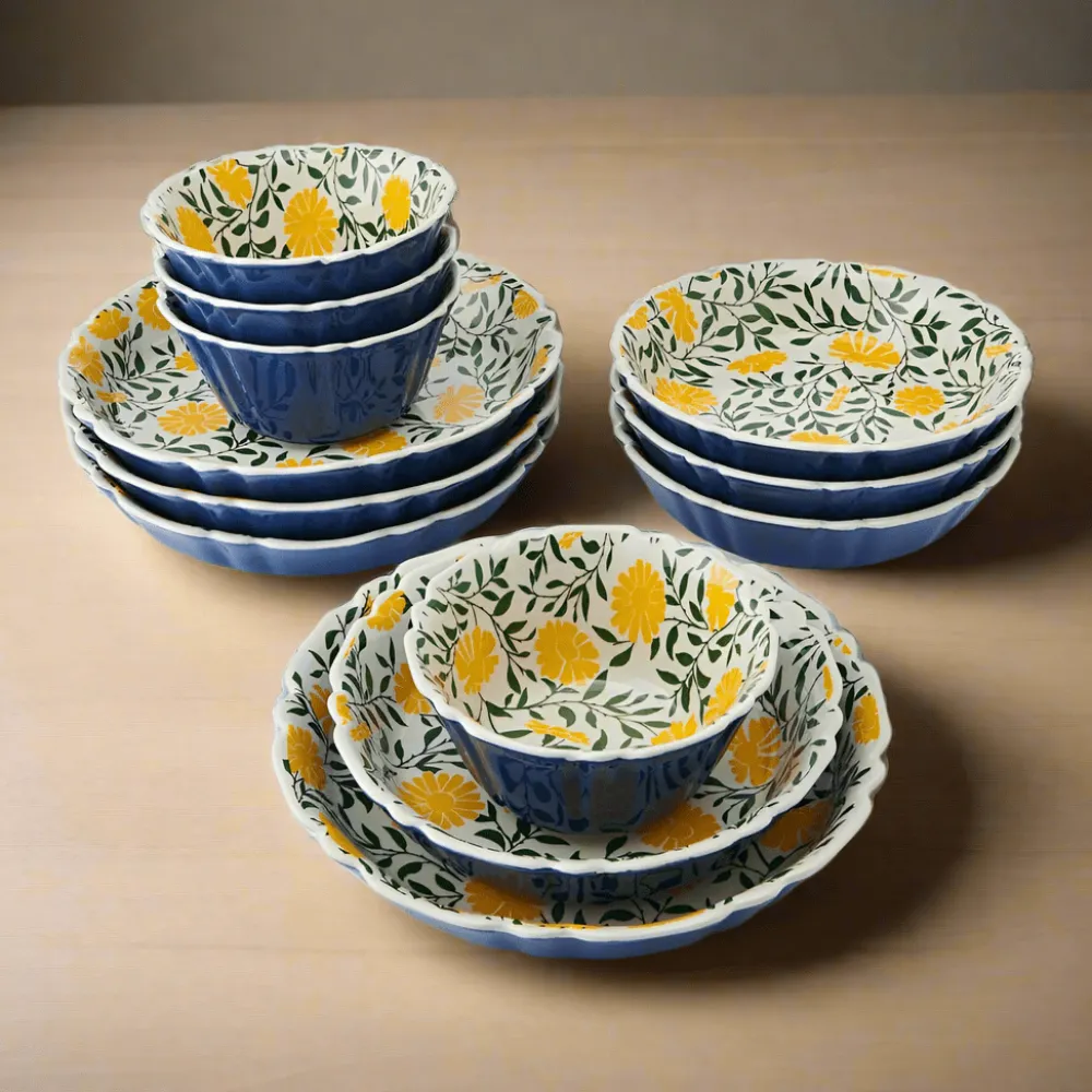 Pfaltzgraff® Tranquil Elegance 12 Piece Dinnerware Bowl Set, Service for 4- Dinnerware Service For 4