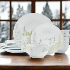 Pfaltzgraff® Tranquil Trails 12 Piece Dinnerware Set, Service for 4- Dinnerware Service For 4