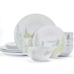Pfaltzgraff® Tranquil Trails 12 Piece Dinnerware Set, Service for 4- Dinnerware Service For 4
