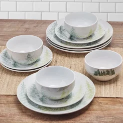 Pfaltzgraff® Tranquil Trails 12 Piece Dinnerware Set, Service for 4- Dinnerware Service For 4