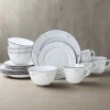 Pfaltzgraff® Trellis Coastal White 16 Piece Dinnerware Set, Service for 4- Dinnerware Service For 4