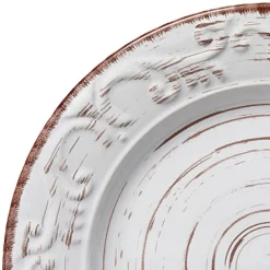 Pfaltzgraff® Trellis White Set of 4 Dinner Plates- Dinner Plates