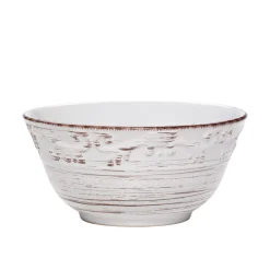 Pfaltzgraff® Trellis White Set of 4 Soup Cereal Bowls- Soup Cereal Bowls