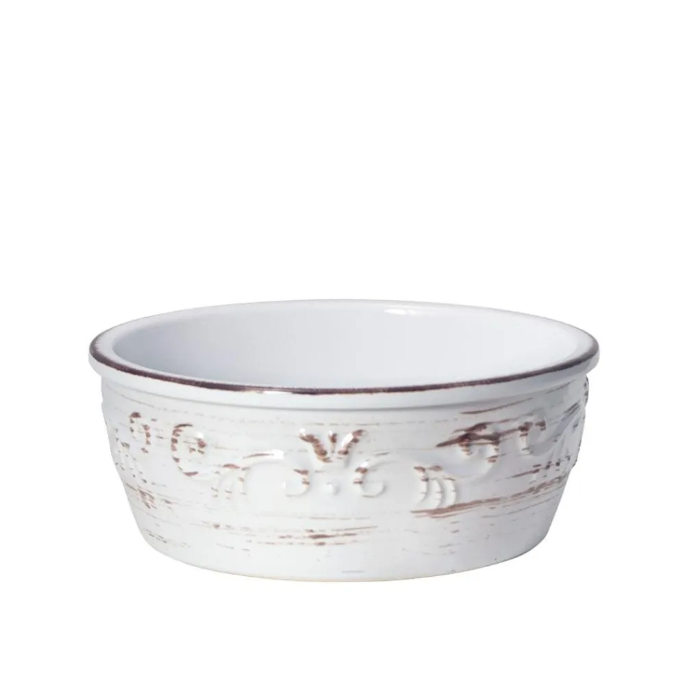 Pfaltzgraff® Trellis White Storage Bowl with Lid- Serve Bowls