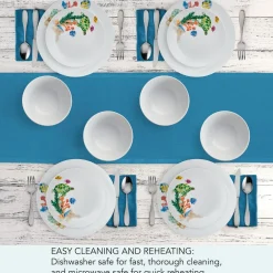 Studio Nova Underwater Life 12 Piece Dinnerware Set, Service for 4- Dinnerware Service For 4