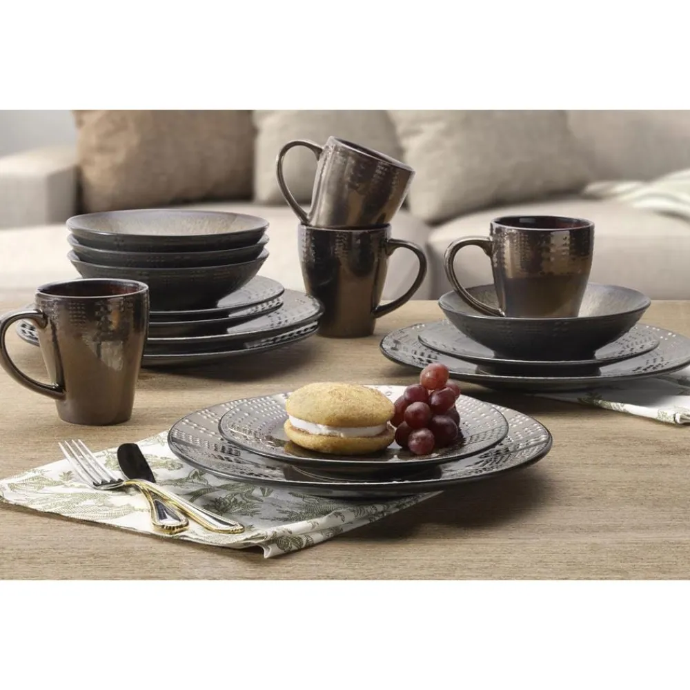 Gourmet Basics® Verona 16 Piece Dinnerware Set, Service for 4- Dinnerware Service For 4