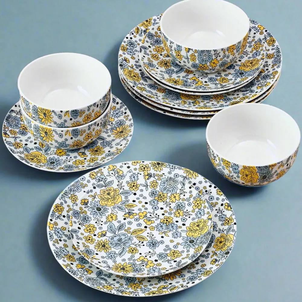 Pfaltzgraff® Vibrant Garden 12 Piece Dinnerware Set, Service for 4- Dinnerware Service For 4