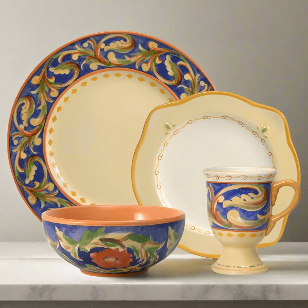 Pfaltzgraff® Villa della Luna® Dinnerware Set- Dinnerware Service For 8|Dinnerware Service For 4