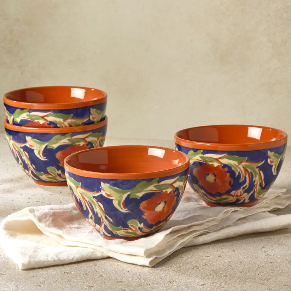 Pfaltzgraff® Villa della Luna® Fleur Set of 4 Fruit Bowls- Fruit Bowls