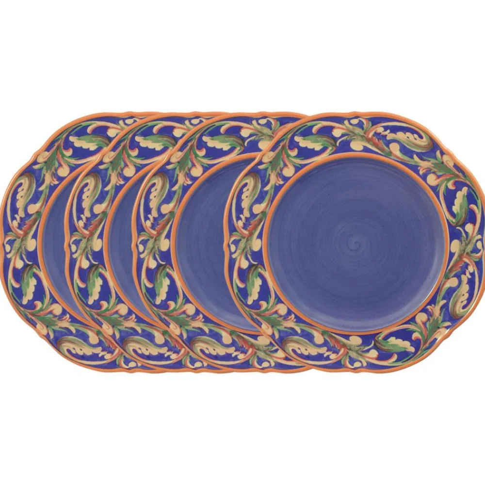 Pfaltzgraff® Villa della Luna® Set of 4 Scalloped Dinner Plates- Dinner Plates
