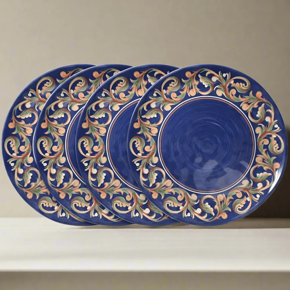 Pfaltzgraff® Villa della Luna® Set of 4 Outdoor Melamine Dinner Plates- Dinner Plates