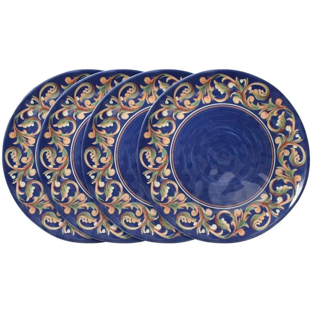 Pfaltzgraff® Villa della Luna® Set of 4 Outdoor Melamine Dinner Plates- Dinner Plates