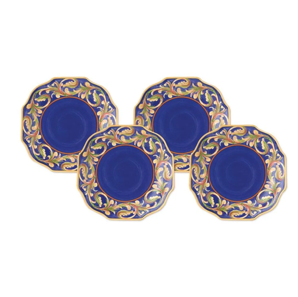 Pfaltzgraff® Villa della Luna® Set of 4 Blue Salad Plates- Salad Plates