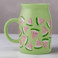 Pfaltzgraff® Watermelon Milk Jug Mug- Coffee Mugs