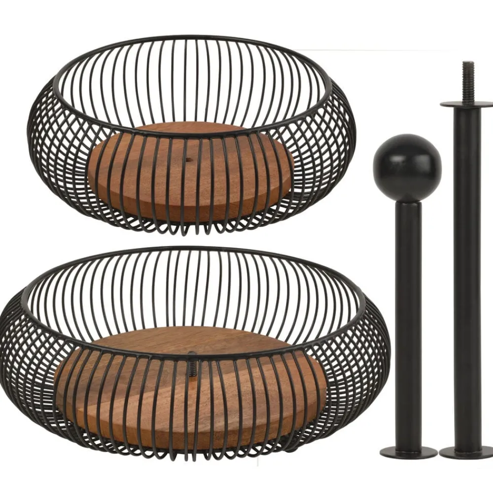 Gourmet Basics® Westfield 2 Tier Storage Basket- Fruit And Storage Baskets