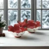 Pfaltzgraff® Winterberry® 2 Section Cardinal Serve Bowl- Serve Bowls