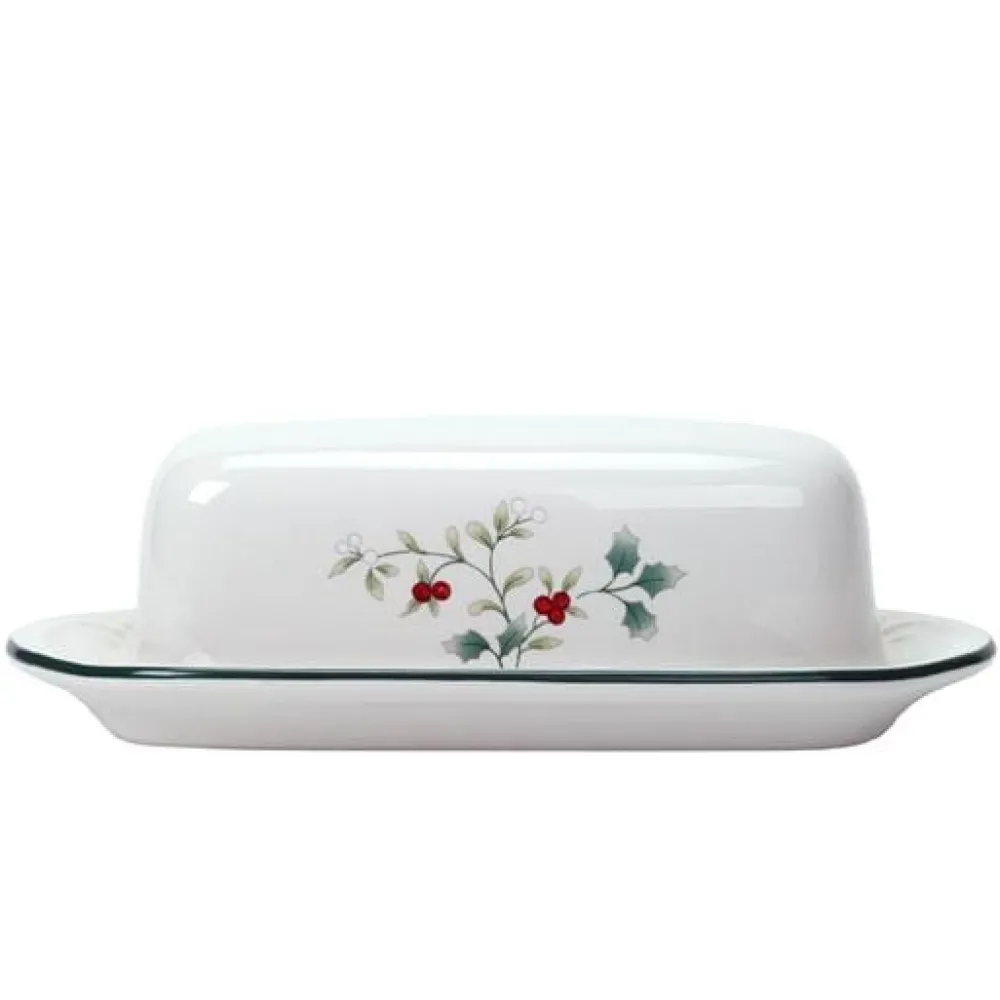Pfaltzgraff® Winterberry® Covered Butter Dish- Butter Dishes