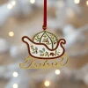 Pfaltzgraff® Winterberry® Gold Plated Enamel Sleigh Christmas Ornament- Decor