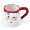 Pfaltzgraff® Winterberry® Santa Figural Mug- Coffee Mugs