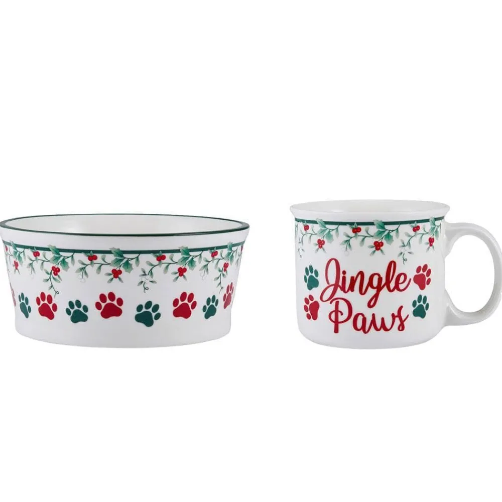 Pfaltzgraff® Winterberry® Sentiment Mug and Pet Bowl Set- Coffee Mugs