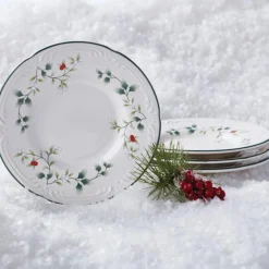 Pfaltzgraff® Winterberry® Set of 4 Appetizer Plates- Appetizer Plates