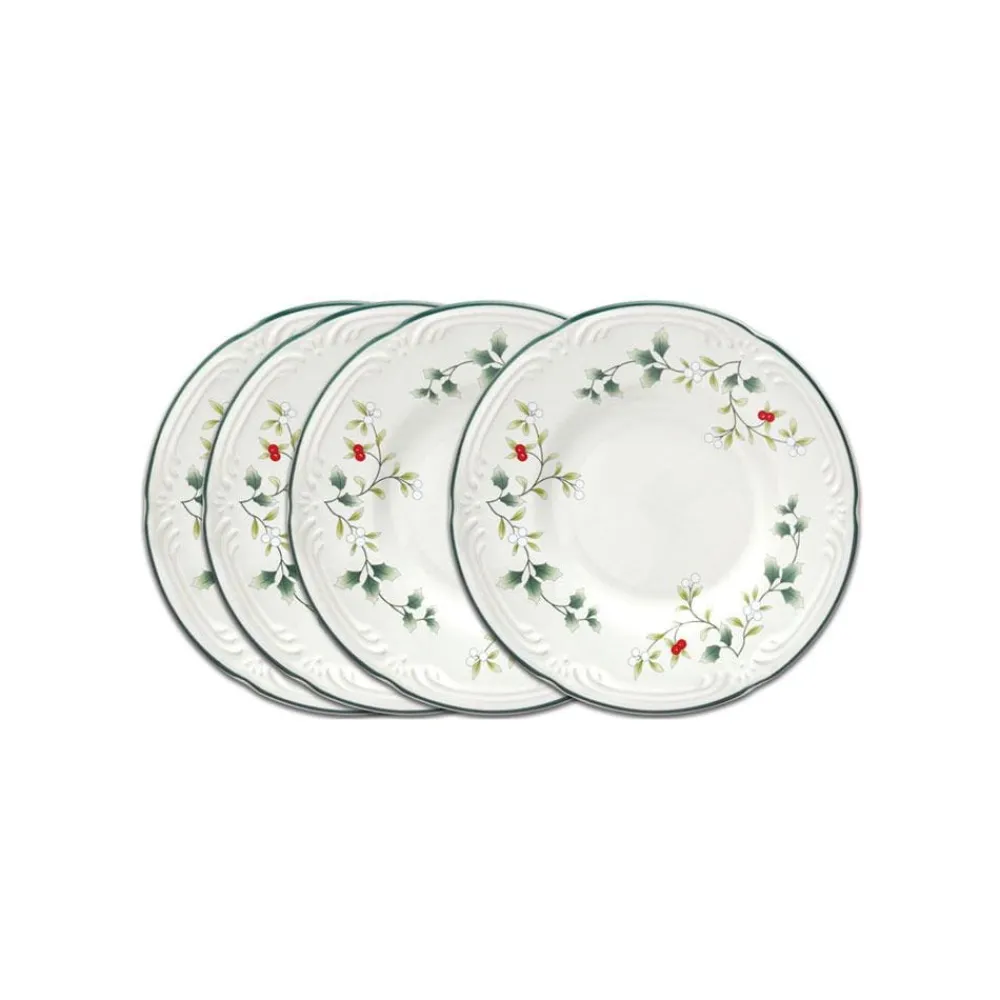 Pfaltzgraff® Winterberry® Set of 4 Appetizer Plates- Appetizer Plates