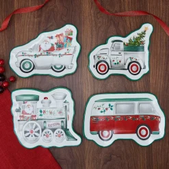 Pfaltzgraff® Winterberry® Set of 4 Figural Appetizer Dessert Plates- Appetizer Plates