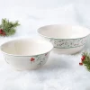 Pfaltzgraff® Winterberry® Set of 2 Holly Nesting Serving Bowls- Serve Bowls