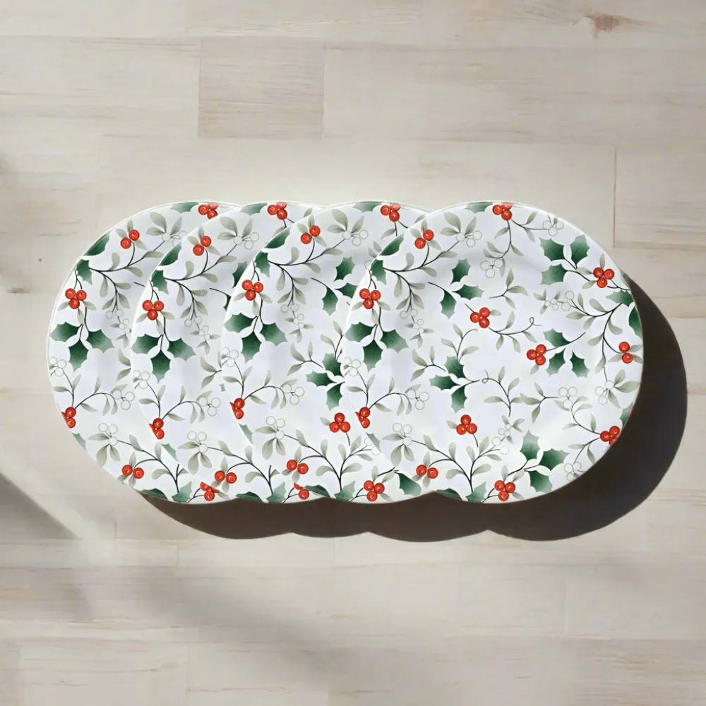 Pfaltzgraff® Winterberry® Set of 4 Outdoor Melamine Salad Plates- Salad Plates
