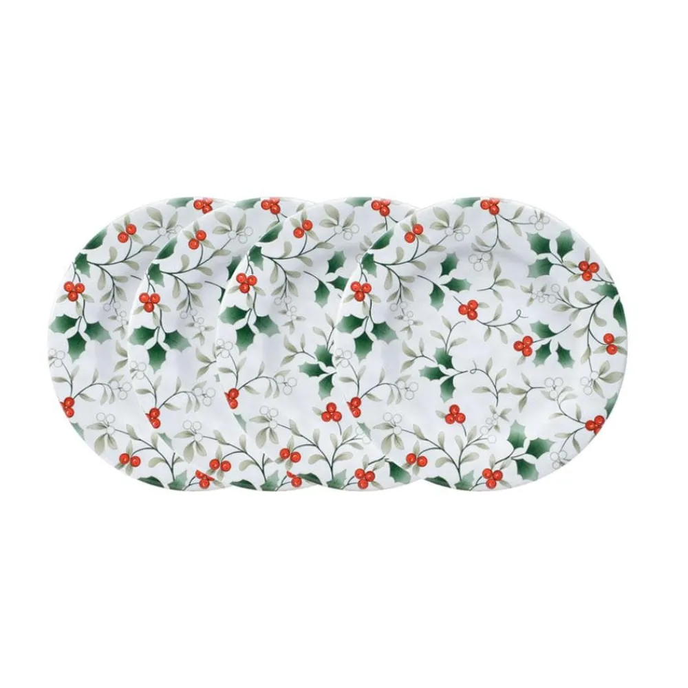 Pfaltzgraff® Winterberry® Set of 4 Outdoor Melamine Salad Plates- Salad Plates