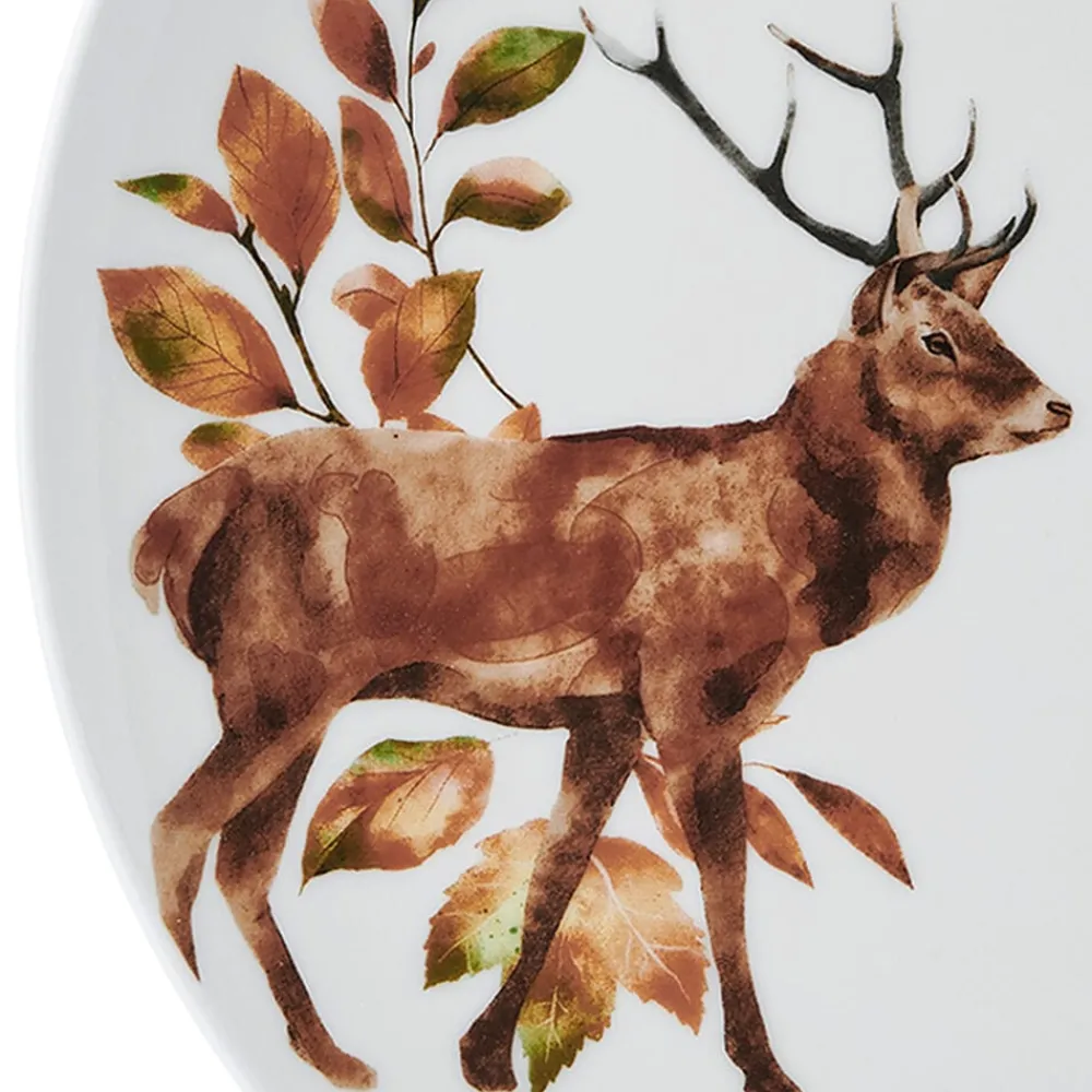 Studio Nova Woodland Wonders 12 Piece Dinnerware Set, Service for 4- Dinnerware Service For 4