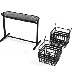 Gourmet Basics® Wrapped Band 2 Tier Storage Basket- Fruit And Storage Baskets