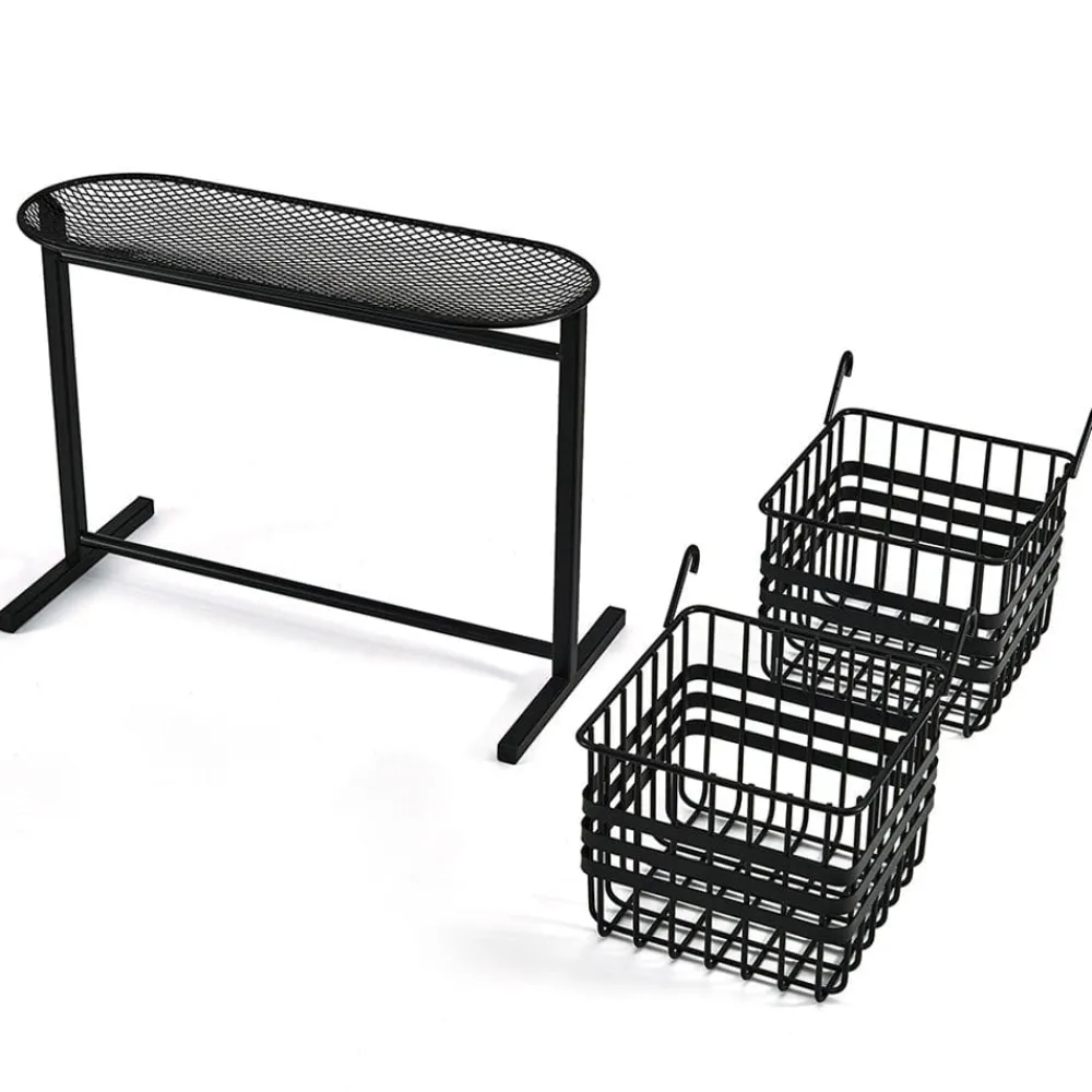 Gourmet Basics® Wrapped Band 2 Tier Storage Basket- Fruit And Storage Baskets