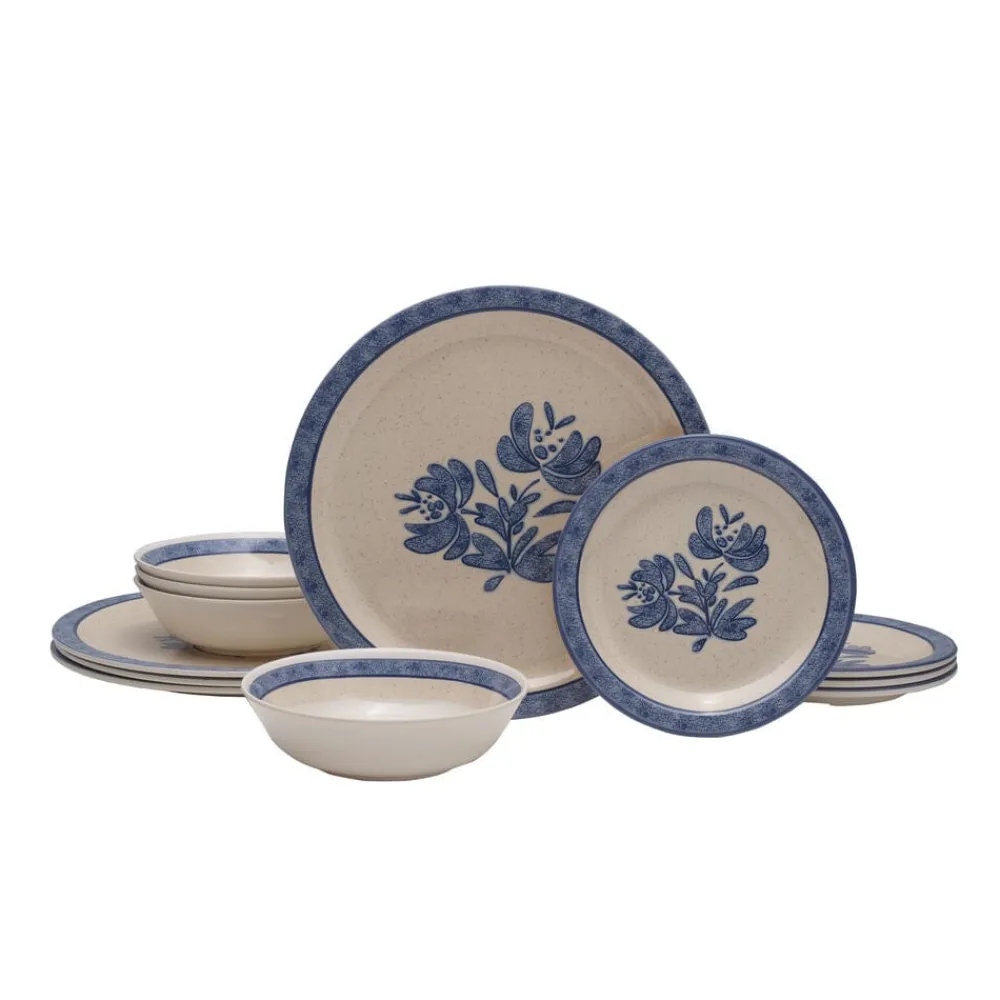 Pfaltzgraff® Yorktowne Outdoor Melamine Dinnerware Set- Dinnerware Service For 8|Dinnerware Service For 4