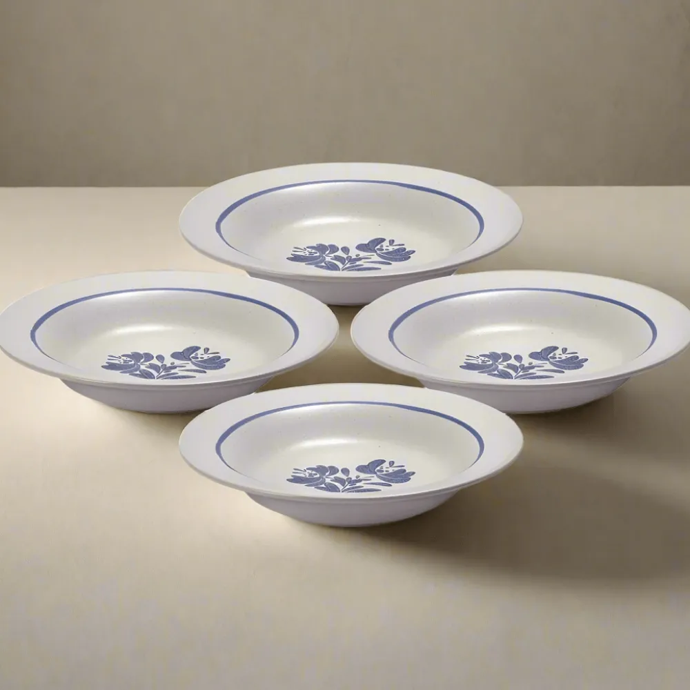 Pfaltzgraff® Yorktowne Set of 4 Rim Soup Bowls- Soup Cereal Bowls